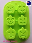 Halloween Pumpkin Chocolate Fondant Cake Cookie Silicone Ice Cube Mould Mold. Fixed Price $10.94.