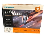 Vintage 2000S Siemens Pocket Reader With Cords / Cables And Cd Tested Cib. Fixed Price $13.99.